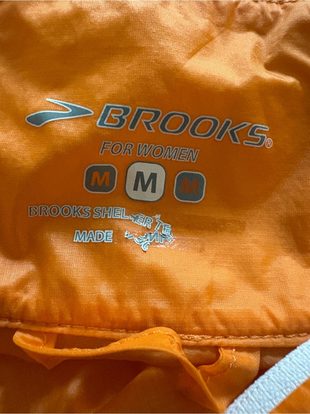 BROOKS LSD Lightweight Nylon Packable Cycling Running Windbreaker Jacket Sz M - Picture 6 of 15